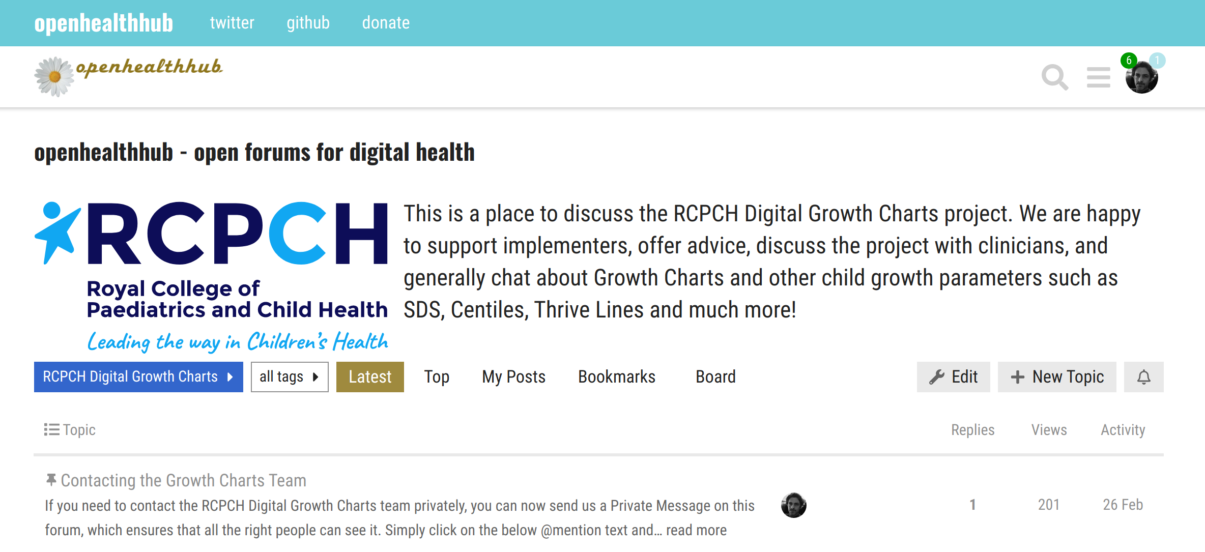 open-health-hub-screenshot